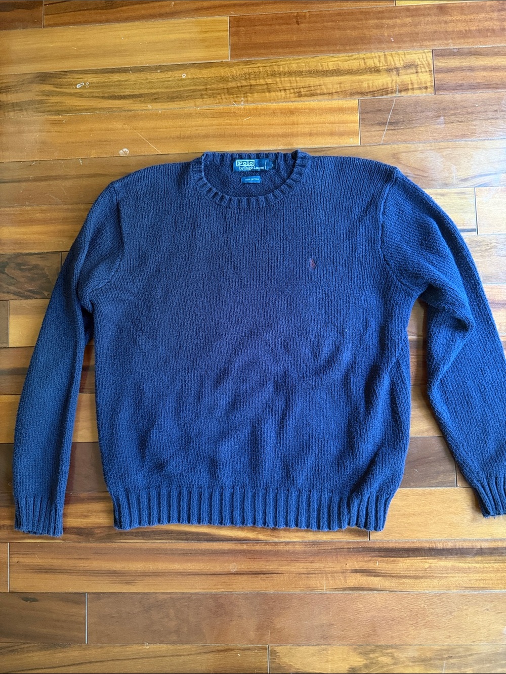 Navy Crewneck Sweater - Polo by Ralph Lauren